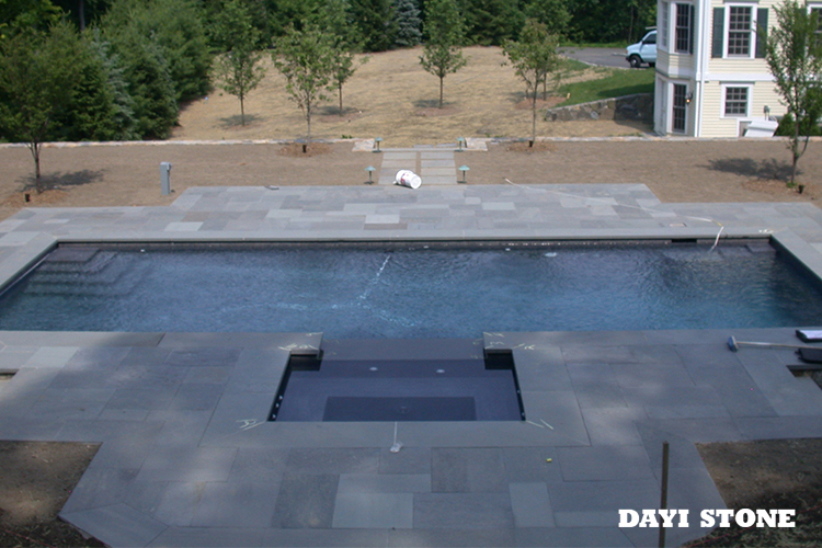 Natural Stone Grey Granite Hotel Corona Swimming Pool - Dayi Stone